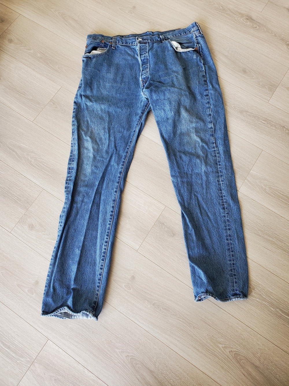 Levi's Men's Straight Leg Blue Denim Jeans